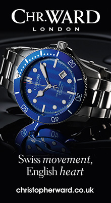 Swiss movement, English heart. Chr. Ward London christopherward.co.uk