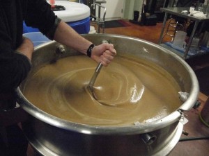 Either pea soup for lunch or corn wash!