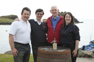 Four Lagavulin Managers with 1911 bottle