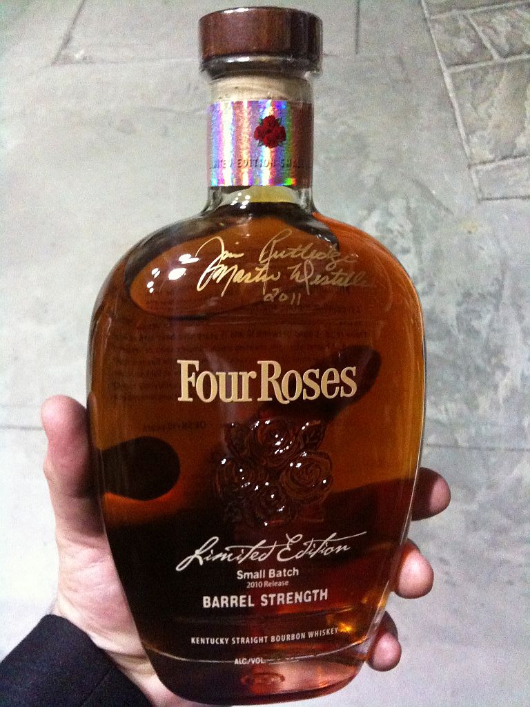 He carries around a gold pen specially...