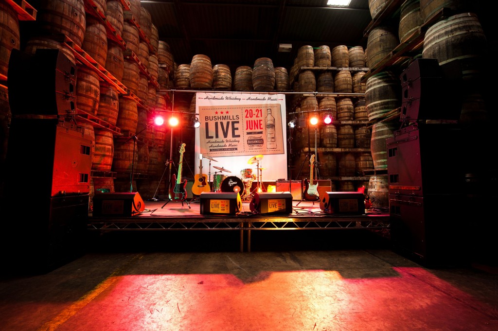 The stage is set for 'Bushmills Live'