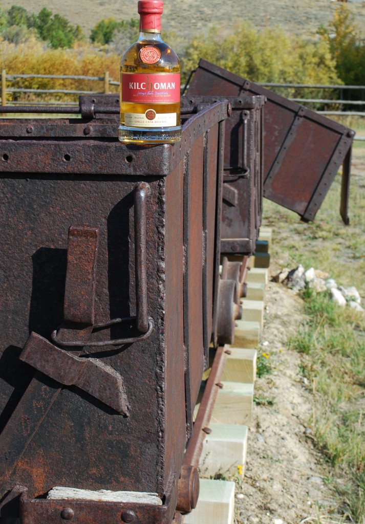Ore cars hold liquid gold & ore at Miner's Delight Inn