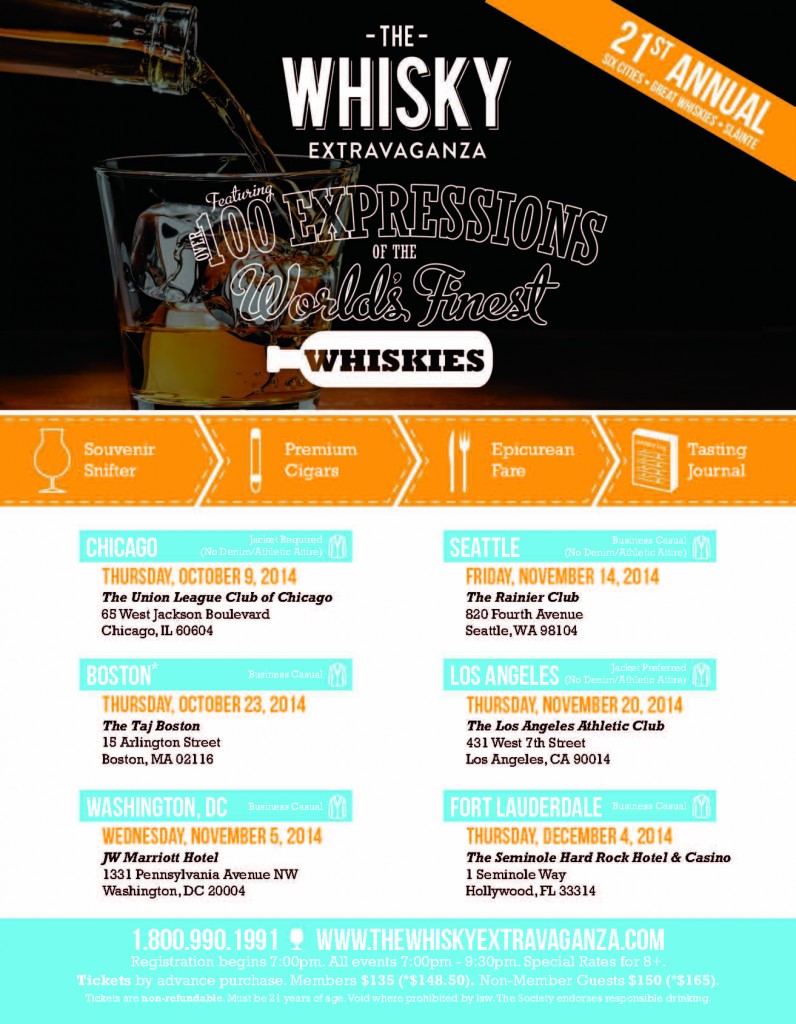 The Whisky Extravaganza fall 2014