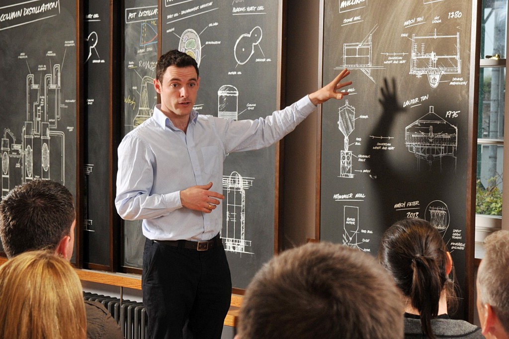 AA David McCabe Leads a Class at the Irish Whiskey Academy