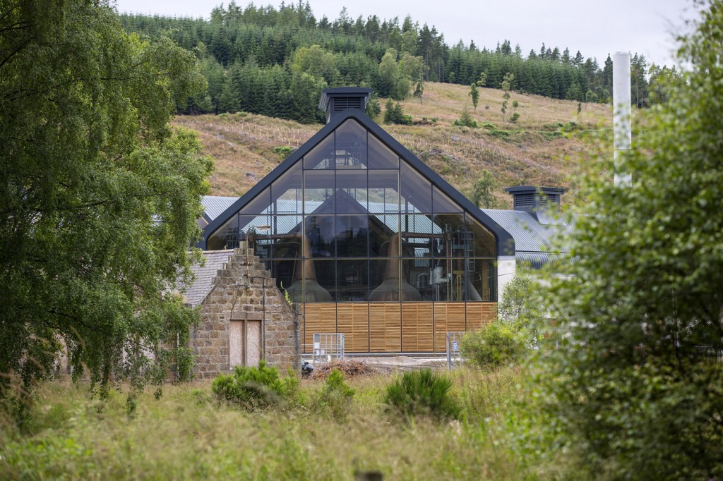 The new Dalmunach Distillery external