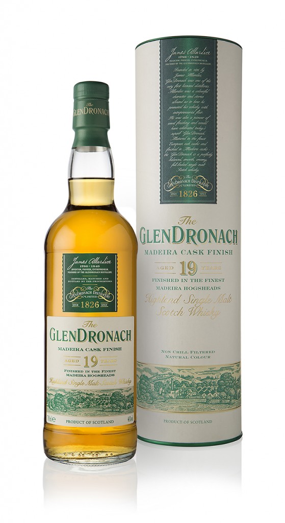 AA GlenDronach 19YO Madeira Finish - bottle in front LR