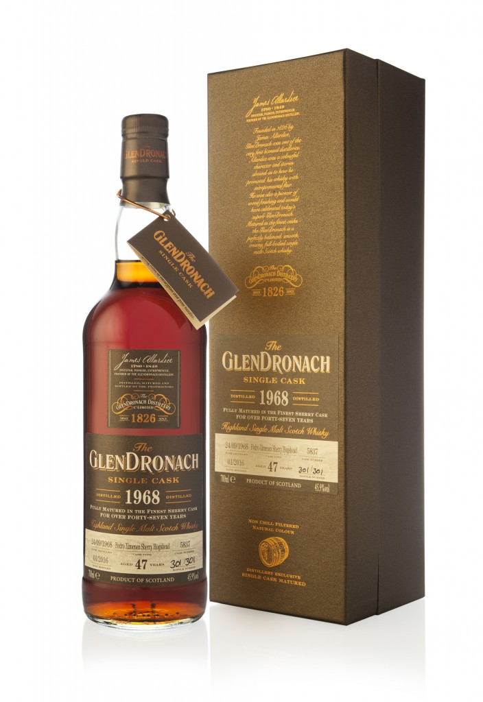 AA GD Batch 13 1968 cask # 5837 - bottle in front LR (1)