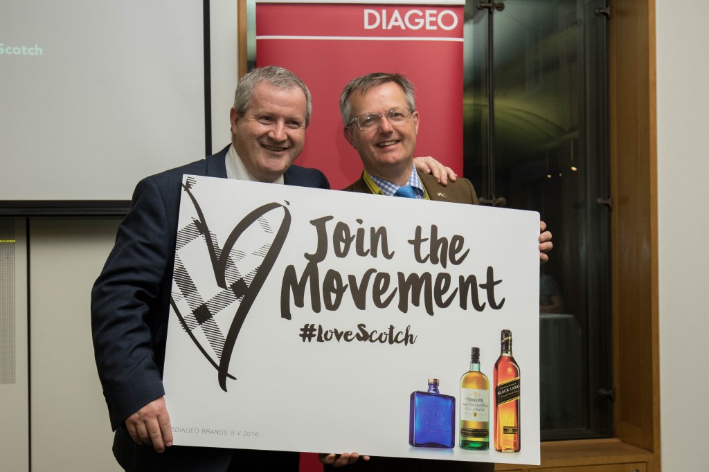 The Diageo Grain to Glass reception in the Attlee Room in Portcullis House, Palace of Westminster.