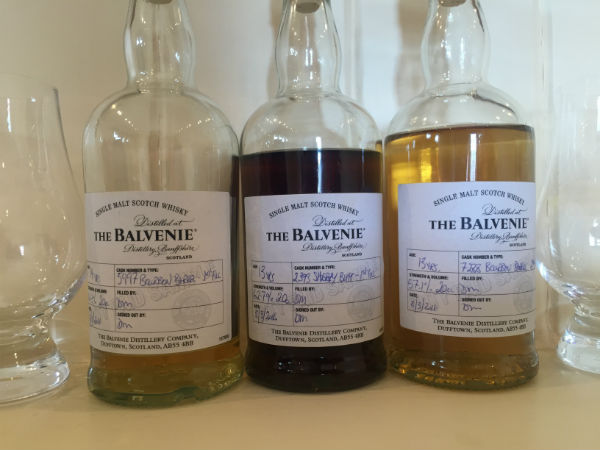 three wee Balvenie that give so much pleasure