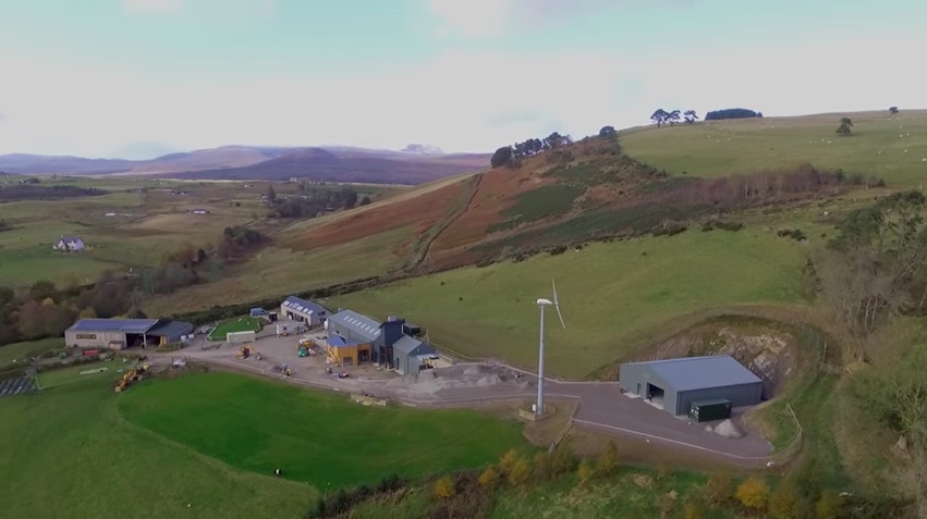 GlenWyvis from the sky