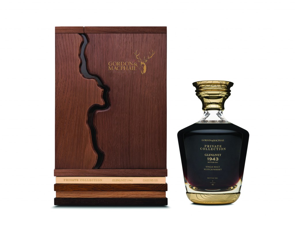 G&M PC Glenlivet 1943 Decanter & Box 1