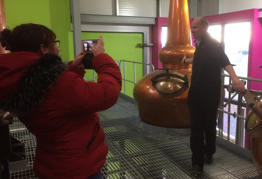 liz and duncan at glen wyvis