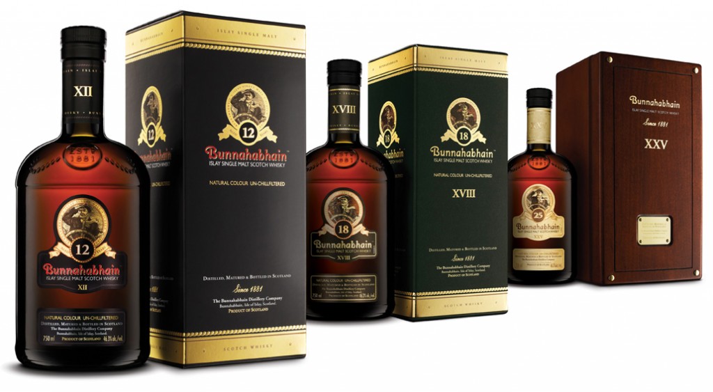 Bunnahabhain range with boxes LR