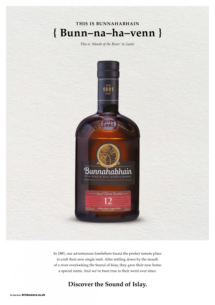 Bunnahabhain unveils the Sound Of Islay_12YO ad HR